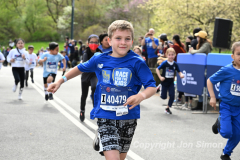 April 24, 2022: RBC's Race for the Kids, benefiting MSK Kids, is held in Central Park in New York City. The event includes a 4 mile run, 1.4 mile walk and Stage 1 & 2 RNYRR races. (Photos copyright Jon Simon)