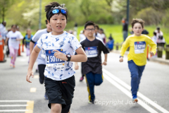 April 24, 2022: RBC's Race for the Kids, benefiting MSK Kids, is held in Central Park in New York City. The event includes a 4 mile run, 1.4 mile walk and Stage 1 & 2 RNYRR races. (Photos copyright Jon Simon)