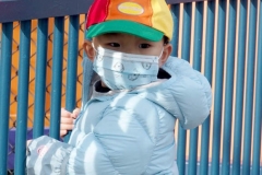 December 13,2020 Coney Island Polar Bear Club enjoys beautiful weather while people stroll the boardwalk and enjoy the sunny weather before the predicted snow storm to hit the East Coast on Wednesday.