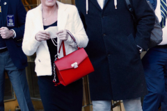 2.10.22 Sarah Palin  and Ron Dugay leave Federal court after session for her defamation against The New York Times
C Steve Sands / New York Newswire