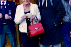 2.10.22 Sarah Palin  and Ron Dugay leave Federal court after session for her defamation against The New York Times
C Steve Sands / New York Newswire