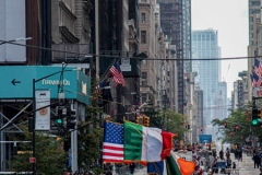 The annual Columbus Parade in NYC took place on between 42nd and 72nd on 5th avenue again this year, after last year’s COVID hiatus, attracting thousands of spectators to watch. The festivities were filled with an abundance of floats and key figure participants in the iconic parade also known as;  “US’s biggest Italian-American Heritage Parade.” 
President Biden also commemorated both today as both Columbus Day and National Indigenous Day.     (C) Bianca Otero. NYC. October 10, 2021.
