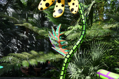 KUSAMA: COSMIC NATURE
Saturday, April 10 – Sunday, October 31, 2021
Final Weeks!
Experience Yayoi Kusama’s profound connection with nature
Contemporary Japanese artist Yayoi Kusama is one of the most popular artists in the world, drawing millions to experience her immersive installations.
Exclusively at NYBG, Kusama reveals her lifelong fascination with the natural world, beginning with her childhood spent in the greenhouses and fields of her family’s seed nursery. Her artistic concepts of obliteration, infinity, and eternity are inspired by her intimate engagement with the colors, patterns, and life cycles of plants and flowers.

Spectacular installations feature Kusama’s multifaceted art, including monumental floral sculptures that transform NYBG’s 250-acre landmark landscape.