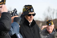 Pearl Harbor Remembrance
Sharrots Road Fishing Pier
Staten Island, NY
Tuesday, December 07, 2021
For Credit:  Mary DiBiase Blaich

A Pearl Harbor remembrance ceremony was held on Tuesday, December 07, 2021 by the Richmond County American Legion off Staten Island.  The members gathered on the fishing pier at Sharrots Road where they conducted a service that included taps, the National Anthem and God Bless America.  Remarks were made by several American Legion officials, and followed with a wreath dropped into the water.