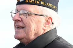 Pearl Harbor Remembrance
Sharrots Road Fishing Pier
Staten Island, NY
Tuesday, December 07, 2021
For Credit:  Mary DiBiase Blaich

A Pearl Harbor remembrance ceremony was held on Tuesday, December 07, 2021 by the Richmond County American Legion off Staten Island.  The members gathered on the fishing pier at Sharrots Road where they conducted a service that included taps, the National Anthem and God Bless America.  Remarks were made by several American Legion officials, and followed with a wreath dropped into the water.