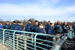 Pearl Harbor Remembrance
Sharrots Road Fishing Pier
Staten Island, NY
Tuesday, December 07, 2021
For Credit:  Mary DiBiase Blaich

A Pearl Harbor remembrance ceremony was held on Tuesday, December 07, 2021 by the Richmond County American Legion off Staten Island.  The members gathered on the fishing pier at Sharrots Road where they conducted a service that included taps, the National Anthem and God Bless America.  Remarks were made by several American Legion officials, and followed with a wreath dropped into the water.