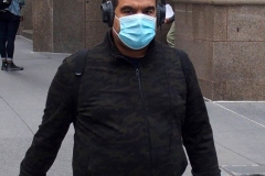 Walk About in Manhattan.  People wearing masks, not wearing masks and wearing them improperly.