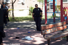 July 10  2022  NEW YORK  Person Shot and killed in the lobby of a New York City Housing Authority project "Breukelen Houses" in the 69th precinct in Canarsie neighborhood in Brooklyn N.Y.