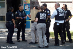 July 10  2022  NEW YORK  Person Shot and killed in the lobby of a New York City Housing Authority project "Breukelen Houses" in the 69th precinct in Canarsie neighborhood in Brooklyn N.Y.