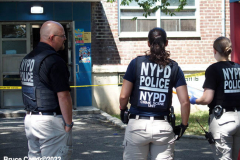 July 10  2022  NEW YORK  Person Shot and killed in the lobby of a New York City Housing Authority project "Breukelen Houses" in the 69th precinct in Canarsie neighborhood in Brooklyn N.Y.