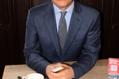 New York- Iconic Steakhouse Peter Luger enlists Madame Tussauds wax figures for 
"safe" indoor dining experience during the corona virus. Celebrity wax figures fill seats for socially distancing dining. The figures are Audrey Hepburn, Jon Hamm,Jimmy Fallon, and Al Roker
