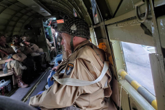 Farmingdale, NY, June 12, 2021 --, the American Airpower Museum’s WWII Douglas C-47 Skytrain Troop Transporter gives an unforgettable flight experience to celebrate the start of summer and a return to normalcy  from the Covid 19 pandemic . 
where reenactors take you up in an original WWII C-47 to get a sense of what the 101st and 82nd Airborne Division Paratroopers felt on their incredible 1,200-plane D-Day assault.