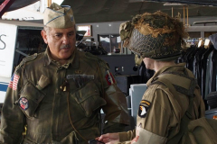 Farmingdale, NY, June 12, 2021 --, the American Airpower Museum’s WWII Douglas C-47 Skytrain Troop Transporter gives an unforgettable flight experience to celebrate the start of summer and a return to normalcy  from the Covid 19 pandemic . 
where reenactors take you up in an original WWII C-47 to get a sense of what the 101st and 82nd Airborne Division Paratroopers felt on their incredible 1,200-plane D-Day assault.