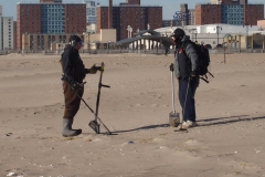 December 27 , 2020     Coney Island Polar Bears go for their weekly swim. The outside Temperature was 25 degrees and the water temperature was 47 degrees.