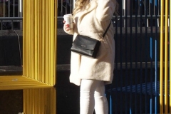 December 27 , 2020    Tourist walk around times square enjoying the brisk weather