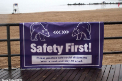 January 1, 2022  New York ,   Coney Island Polar Bear Plunge. This year the Polar Bear Plunge returned after last year's Covid  outbreak. Revelers enjoy the water.