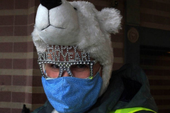 January 1, 2022  New York ,   Coney Island Polar Bear Plunge. This year the Polar Bear Plunge returned after last year's Covid  outbreak. Revelers enjoy the water.