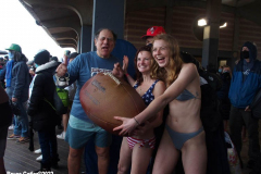 January 1, 2022  New York ,   Coney Island Polar Bear Plunge. This year the Polar Bear Plunge returned after last year's Covid  outbreak. Revelers enjoy the water.