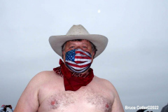January 1, 2022  New York ,   Coney Island Polar Bear Plunge. This year the Polar Bear Plunge returned after last year's Covid  outbreak. Revelers enjoy the water.
