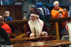 January 1, 2022  New York ,   Coney Island Polar Bear Plunge. This year the Polar Bear Plunge returned after last year's Covid  outbreak. Revelers enjoy the water.