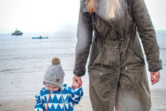 The Polar Bear Plunge commenced after a two year hiatus. An overcast and chilly day, spectators and participants took to the beach to keep on the ol’ tradition that kick starts many peoples’ year with a shock awakening of the senses. Brooklyn, NYC, NY. 01.01.22 (C) Bianca Otero