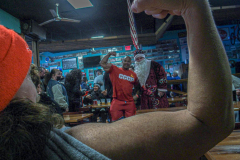 The Polar Bear Plunge commenced after a two year hiatus. An overcast and chilly day, spectators and participants took to the beach to keep on the ol’ tradition that kick starts many peoples’ year with a shock awakening of the senses. Brooklyn, NYC, NY. 01.01.22 (C) Bianca Otero