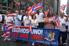 New York Governor Kathy Hochul marches in the 65 National Puerto Rican Day Parade is celebrated by thousands who marched and cheered on along 5th avenue in Manhattan New York on Sunday, June 12, 2022 The 2022 Parade was dedicated to the municipality of Cidra, Puerto Rico. Known as the Pueblo de la Eterna Primavera (Town of Eternal Spring), Cidra is located in the central, mountainous region of the island.

Photography by Enid B. Alvarez