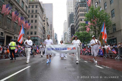 Silent Procession/NYC4PR marches down 5th Avenue during the 65 National Puerto Rican Day Parade is celebrated by thousands who marched and cheered on along 5th avenue in Manhattan New York on Sunday, June 12, 2022 The 2022 Parade was dedicated to the municipality of Cidra, Puerto Rico. Known as the Pueblo de la Eterna Primavera (Town of Eternal Spring), Cidra is located in the central, mountainous region of the island.

Photography by Enid B. Alvarez