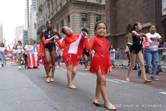 Little dancers perform during he 65 National Puerto Rican Day Parade. Celebrated by thousands who marched and cheered on along 5th avenue in Manhattan New York on Sunday, June 12, 2022 The 2022 Parade was dedicated to the municipality of Cidra, Puerto Rico. Known as the Pueblo de la Eterna Primavera (Town of Eternal Spring), Cidra is located in the central, mountainous region of the island.

Photography by Enid B. Alvarez