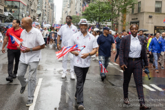 NYC Mayor Eric Adams attends the Puerto Rican Day Parade along  5th Avenue in New York, New York on June 12,  2022.  (Photo by Gabriele Holtermann/Sipa USA)