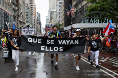 Thousands march in the first Puerto Rican Day Parade since COVID, many  with a political message, in New York, New York on June 12,  2022.  (Photo by Gabriele Holtermann/Sipa USA)