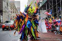 Thousands march in the first Puerto Rican Day Parade since COVID in New York, New York on June 12,  2022.  (Photo by Gabriele Holtermann/Sipa USA)