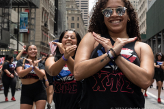 Thousands march in the first Puerto Rican Day Parade since COVID in New York, New York on June 12,  2022.  (Photo by Gabriele Holtermann/Sipa USA)