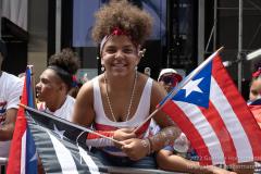 Thousands attend the first Puerto Rican Day Parade since COVID in New York, New York on June 12,  2022.  (Photo by Gabriele Holtermann/Sipa USA)