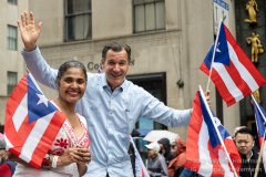 Congressmember and candidate for NY State Governor Tom Suozzi attends the Puerto Rican Day Parade along  5th Avenue in New York, New York on June 12,  2022.  (Photo by Gabriele Holtermann/Sipa USA)