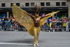 Thousands march in the first Puerto Rican Day Parade since COVID in New York, New York on June 12,  2022.  (Photo by Gabriele Holtermann/Sipa USA)