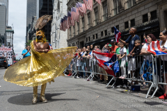 Thousands march in the first Puerto Rican Day Parade since COVID in New York, New York on June 12,  2022.  (Photo by Gabriele Holtermann/Sipa USA)