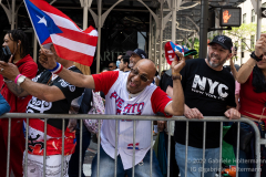 Thousands attend the first Puerto Rican Day Parade since COVID in New York, New York on June 12,  2022.  (Photo by Gabriele Holtermann/Sipa USA)