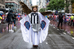 Thousands march in the first Puerto Rican Day Parade since COVID in New York, New York on June 12,  2022.  (Photo by Gabriele Holtermann/Sipa USA)