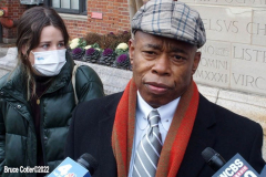 January16, 2022  NEW YORK Press Conference on The Maternal Health Bill held in front of Kings County Hospital in Brooklyn N.Y. with New York City Mayor Eric Adams and U.S. Senator Kristen Gillibrand.
N.Y.C. Mayor Eric Adams