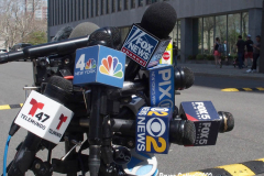 April 14, 2022  Brooklyn Federal Courthouse
press conference after arraignment of Frank R. James alleged Subway shooter.