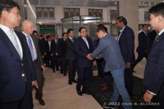 Prime Minister Pham Minh Chinh who is in New York for a week-long working trip to the US makes a stop at the FPT USA Corp office for the opening ribbon cutting ceremony at 295 Madison Avenue in New York, NY on Sunday May 15, 2022

Photography by Enid B. Alvarez