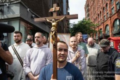Pro-life supporters march to Planned Parenthood on July 2, 2022, in New York, NY. (Photo by Gabriele Holtermann/Sipa USA)