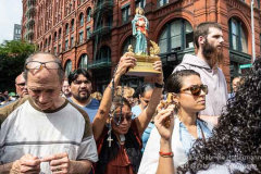 Pro-life supporters march to Planned Parenthood on July 2, 2022, in New York, NY. (Photo by Gabriele Holtermann/Sipa USA)