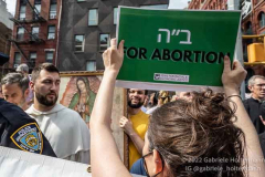 Pro-life protestors clash with pro-life supporters on July 2, 2022, in New York, NY. (Photo by Gabriele Holtermann/Sipa USA)