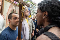 Pro-life protestors clash with pro-life supporters on July 2, 2022, in New York, NY. (Photo by Gabriele Holtermann/Sipa USA)
