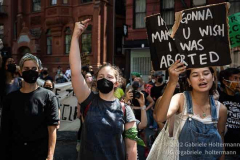 Pro-abortion activists protest outside Old St. Pat's Basilica on July 2, 2022, in New York, NY. (Photo by Gabriele Holtermann/Sipa USA)
