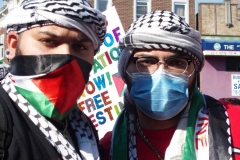 New York- Pro- Palestine Rally held in Bay Ridge section of Brooklyn