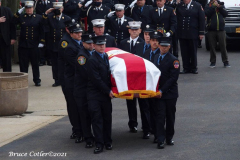 December 8,2021  New York , funeral for Probationary Firefighter Vincent L. Malveaux
held at the Christian Cultural Center in Brooklyn N.Y. City officials and the N.Y. Mayor Bill de Blasio attended the service