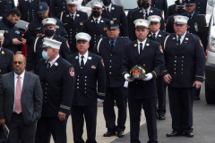 December 8,2021  New York , funeral for Probationary Firefighter Vincent L. Malveaux
held at the Christian Cultural Center in Brooklyn N.Y. City officials and the N.Y. Mayor Bill de Blasio attended the service